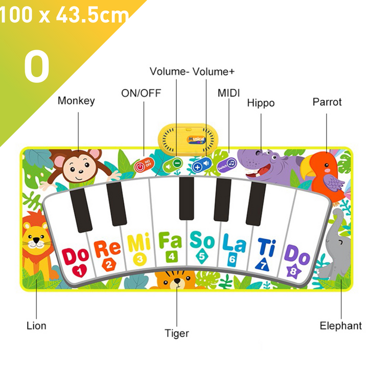 Tapete Piano - Brinquedo Musical Educativo Infantil